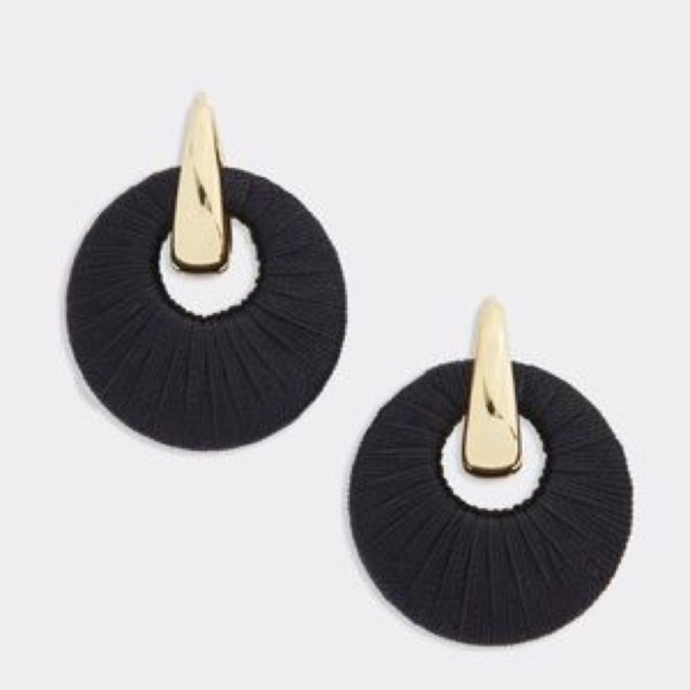Vineyard Vines Thread Wrap Gold Earrings
